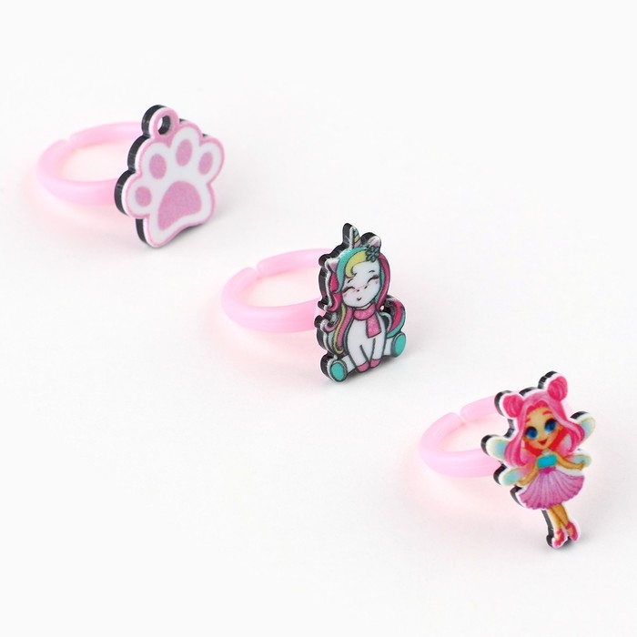 Кольцо 3 шт с тату «Уникальный образ» 8 х 12 см Кольцо 3 шт с тату «Уникальный образ» 8 х 12 см