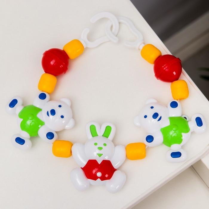 Растяжка на коляску/кроватку «Лесная сказка», 3 игрушки, Аэлита Растяжка на коляску/кроватку «Лесная сказка», 3 игрушки, Аэлита