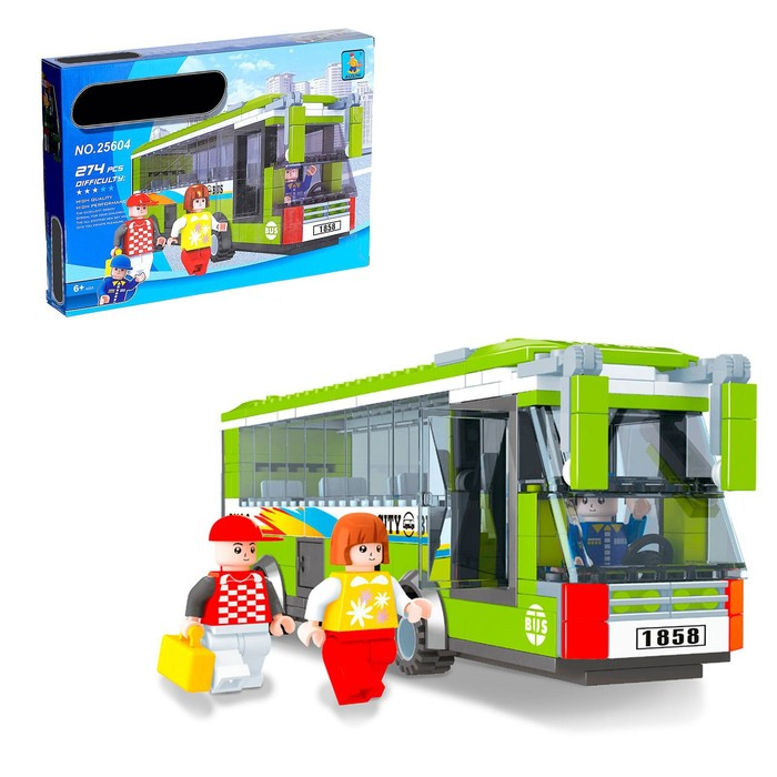Конструктор &laquo;Автобус&raquo;, 274 детали