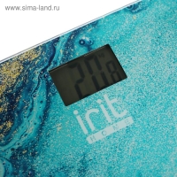 Весы напольные Irit IR-7272, электронные, до 180 кг, 2хААА, стекло, рисунок