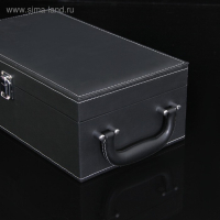 Набор для вина на 2 бутылки Доляна &laquo;Премьер&raquo;, 4 предмета: штопор, пробка, воронка, кольцо