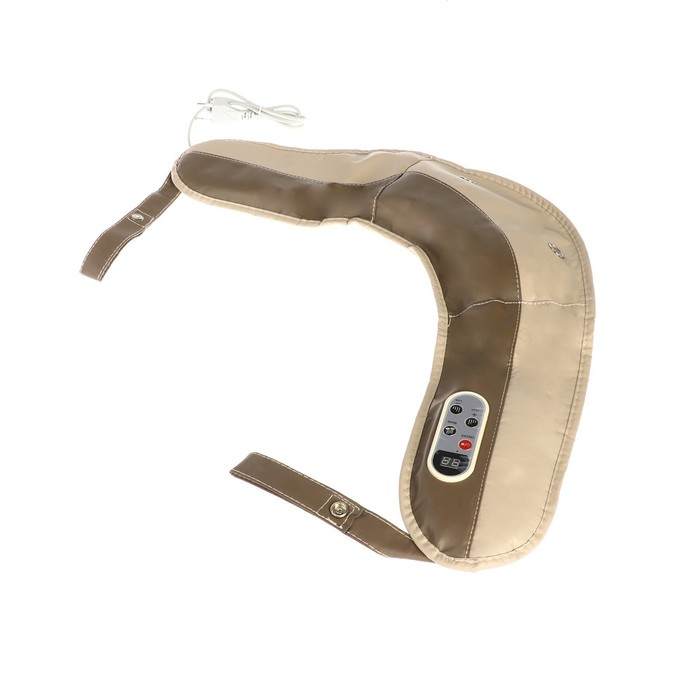 Массажёр для спины и шеи Luazon, наплечный, пульт, 99 режимов, 220 В Массажёр для спины и шеи Luazon, наплечный, пульт, 99 режимов, 220 В