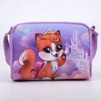 Сумка детская для девочки &laquo;Сказочная лисичка&raquo; из эко-кожи, на ремешке, 15х12х3 см