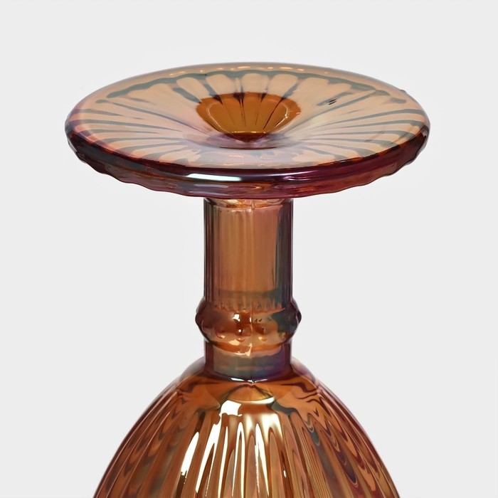 Бокал для вина из стекла Magistro &laquo;Босфор&raquo;, 250 мл, 8,5&times;16,5 см, цвет градиент золото