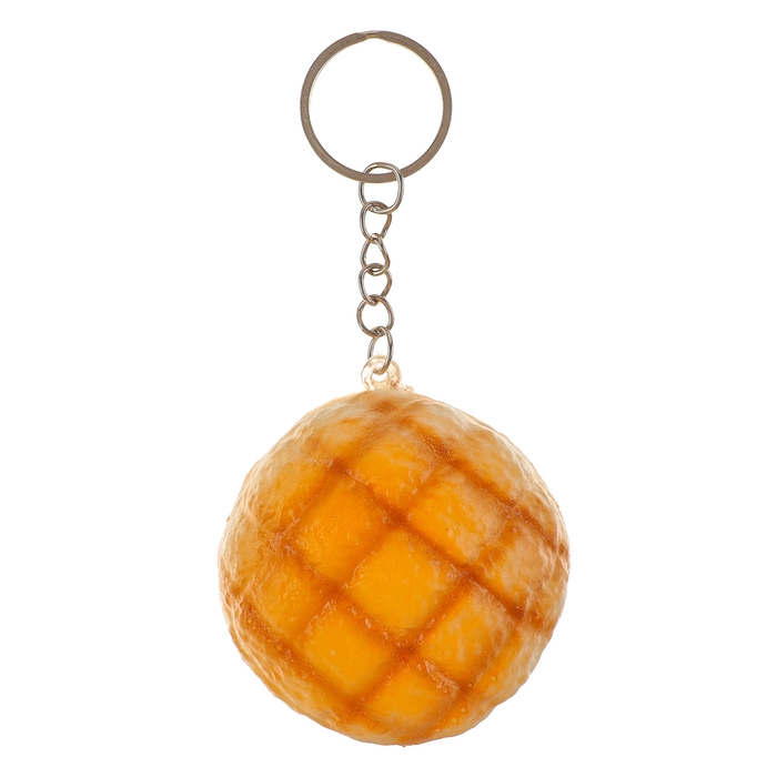 Мялка-сквиш &laquo;Булочка&raquo;, на брелоке, цвет МИКС