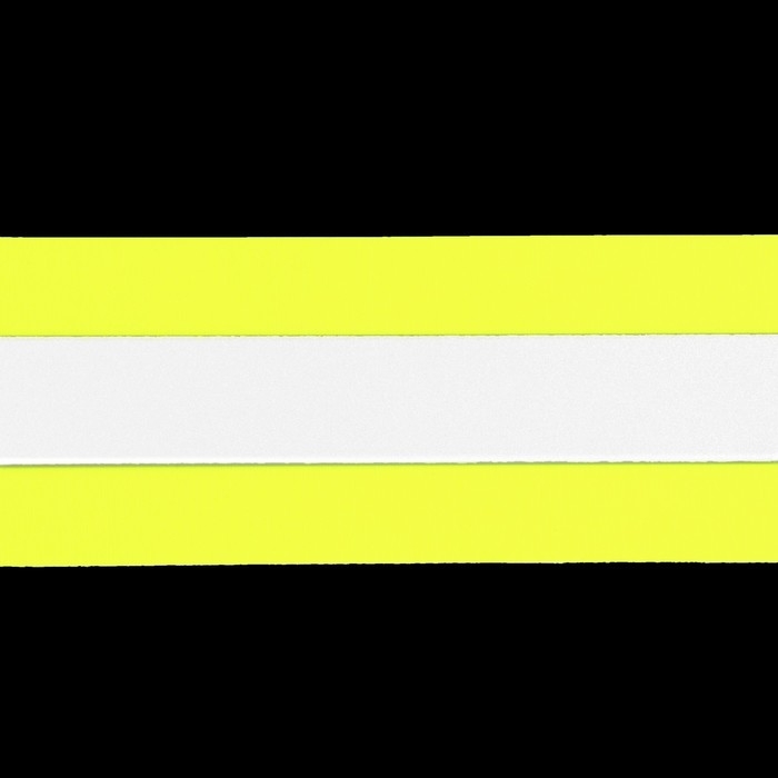 Лента огнеупорная, со светоотражающейся полосой, 50 мм, 10 &plusmn; 1 м, цвет салатовый