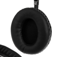 Наушники AKZ K53, беспроводные, полноразмерные, микрофон, подсветка RGB, чёрные