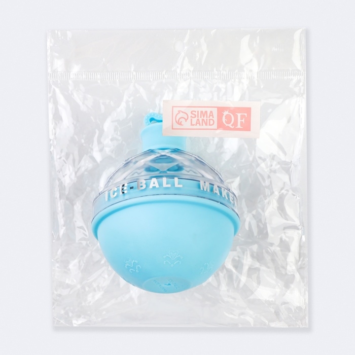 Форма для криомассажёра &laquo;Сфера&raquo;, 7 &times; 9 см, цвет голубой