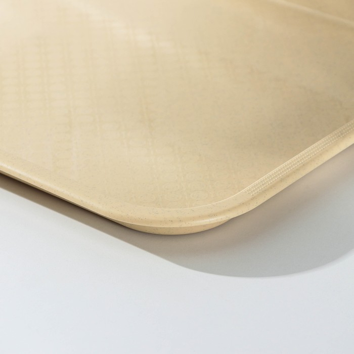 Поднос, 52,5&times;32,5 см, цвет бежевый