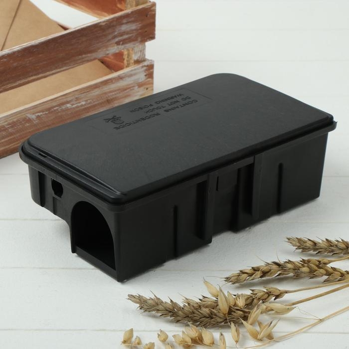 Приманочная станция от грызунов, 23 &times; 12,5 &times; 7,5 см