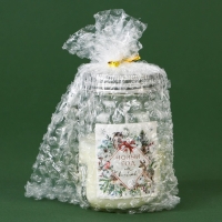 Новогодняя свеча в банке с ручкой &laquo;Новый год: Пора волшебства&raquo;, аромат вишня