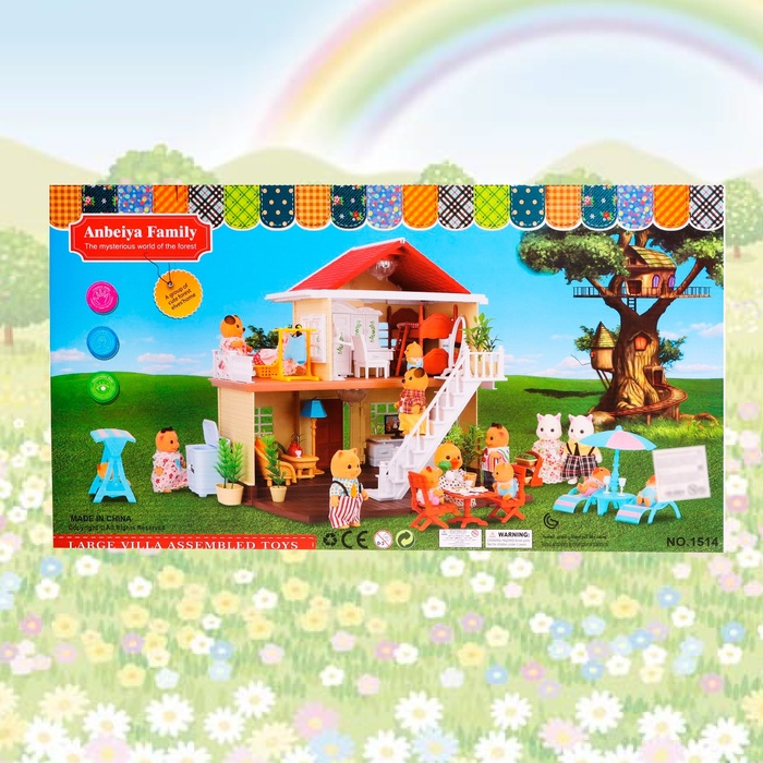 Дом для зверей &laquo;Загородный домик&raquo; с аксессуарами