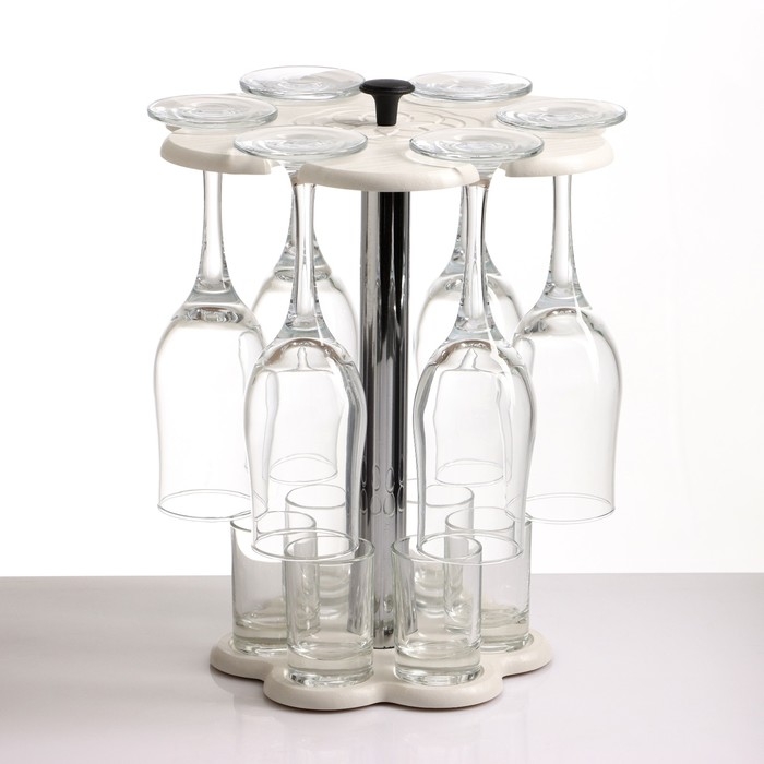 Мини-бар 12 предметов, гладье, белый 240/50 мл