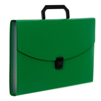 Папка-портфель А4 Calligrata, 6 отделений, 700мкм, до 300 листов, зелёная Папка-портфель А4 Calligrata, 6 отделений, 700мкм, до 300 листов, зелёная