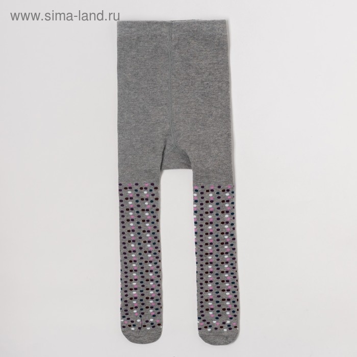 Колготки Крошка Я Колготки Крошка Я "Горошек", серый, рост 98-104 см