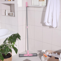 Швабра для мытья пола плоская с телескопической ручкой Raccoon, 40&times;14&times;90(120) см, микрофибра