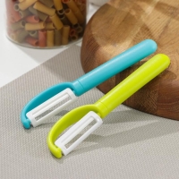 Овощечистка керамическая Доляна &laquo;Классик&raquo;, 18 см, цвет МИКС