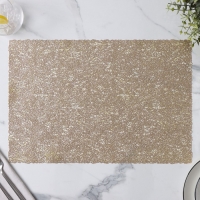 Салфетки сервировочные на стол Доляна &laquo;Соломка&raquo;, 30&times;45 см, 4 шт, золотые