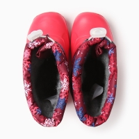 Сапоги (сноубутсы) детские, цвет розовый, р-р 29-30