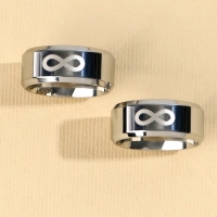 Кольцо &laquo;Люблю&raquo;, парные 2 шт, 7 х 9см