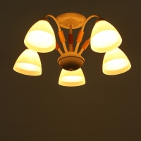 Люстра "Нельсен" 5хЕ27 40Вт белый 57х57х25 см