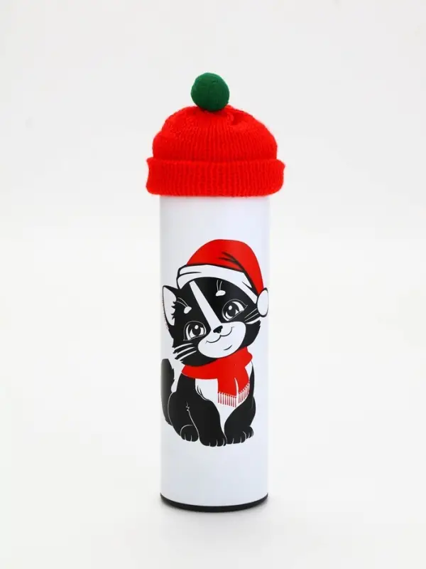 Термос с шапочкой &laquo;Котик&raquo;, 500 мл