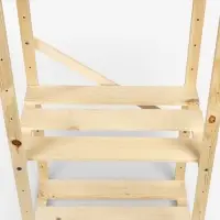 Стеллаж деревянный 3 полок 79 х 40 х 28 см, с регулируемыми полками