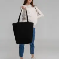 Сумка для покупок на молнии Shopaholic Zip, черная