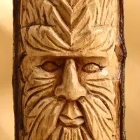 Сувенир "Старец" дерево Джампинис 12х12х30 см