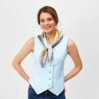 Платок женский MINAKU р-р 70*70 см, цвет серый Платок женский MINAKU р-р 70*70 см, цвет серый