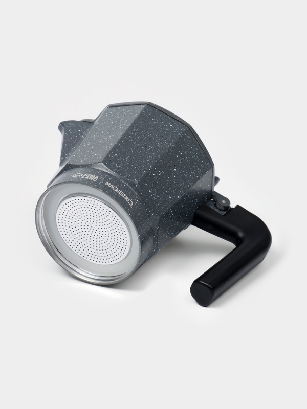 Кофеварка гейзерная "Мрамор" на 6 чашек, цвет черный