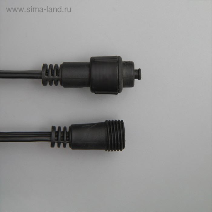 Гирлянда &laquo;Занавес&raquo; 2 &times; 9 м, IP44, УМС, тёмная нить, 1800 LED, свечение белое, мерцание, 220 В