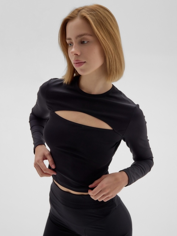 Рашгард женский MINAKU, цвет чёрный, р-р 42