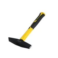 Молоток сварщика ТУНДРА, двухсторонний плоский боек, двухкомпонентная рукоятка, 500 г