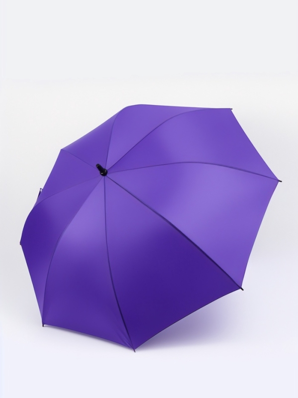 Зонт-трость п/авт R60/70 8сп эпонж В/У ОДНОТОН прямая ручка поролон фиолет пакет Зонт-трость п/авт R60/70 8сп эпонж В/У ОДНОТОН прямая ручка поролон фиолет пакет