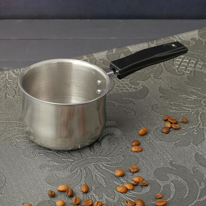 Набор турок для кофе из нержавеющей стали с ручками &laquo;Аромат&raquo;, 4 предмета: 300 мл, 250 мл, 180 мл, 140 мл