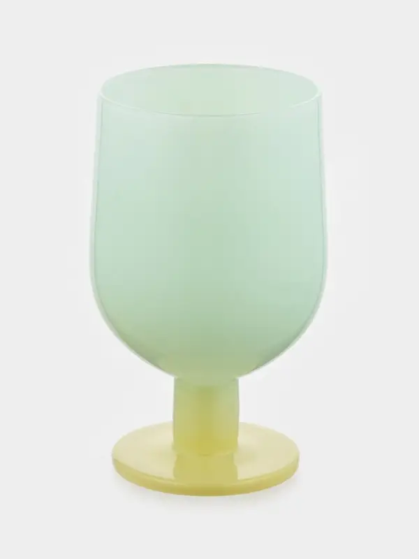 Бокалы для вина Pint, 345 мл, 7.2&times;12.8 см, набор 2 шт., стекло, розовые, зелёные