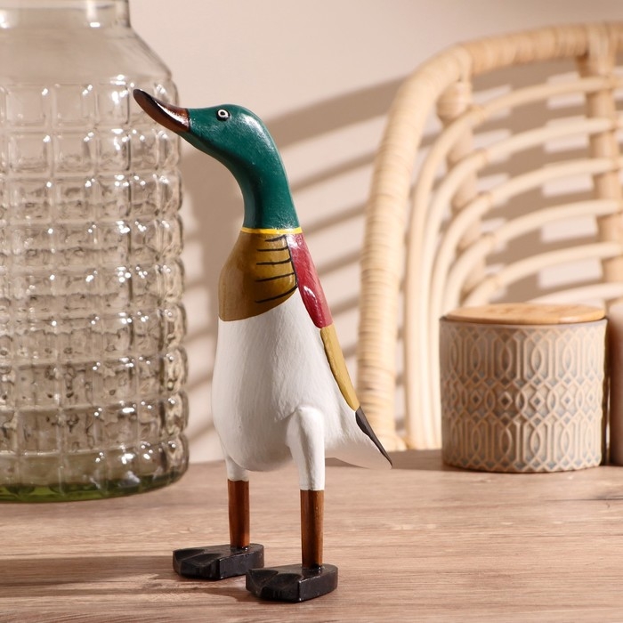 Сувенир дерево "Селезень" 13х12х23 см