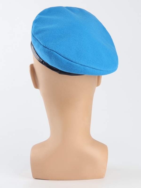 Берет военного, цвет голубой