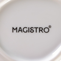 Салатник фарфоровый Magistro &laquo;Церера&raquo;, 440 мл, 15,5&times;13,4 см, цвет белый