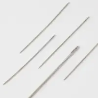 Иглы швейные в пластиковой коробочке, 24 шт., МИКС