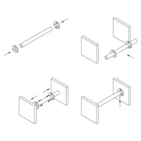 Фланец &laquo;Джокер&raquo; для труб d=25 мм, усиленный R=11М, хромированный