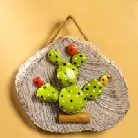 Панно &laquo;Кактус&raquo;, 17&times;18&times;5 см, дерево Албезия