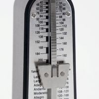 Метроном механический Music Life 5 х 3,5 х 11 см черный