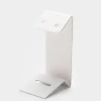 Подставка под серьги, кольцо, 4&times;5&times;9 см, толщина 1.5 мм, белая, В ЗАЩИТНОЙ ПЛЁНКЕ