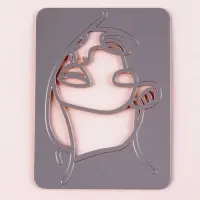 Топпер для торта &laquo;Девушка&raquo;, золотой