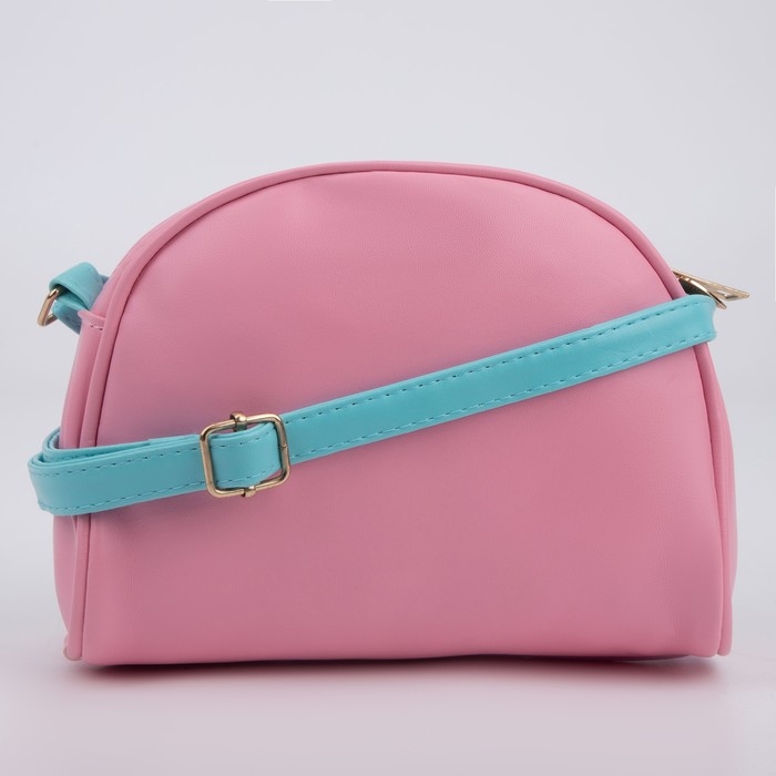 Сумка детская "Зайка в облаках", искусственная кожа, с брелком, 18х15х2 см