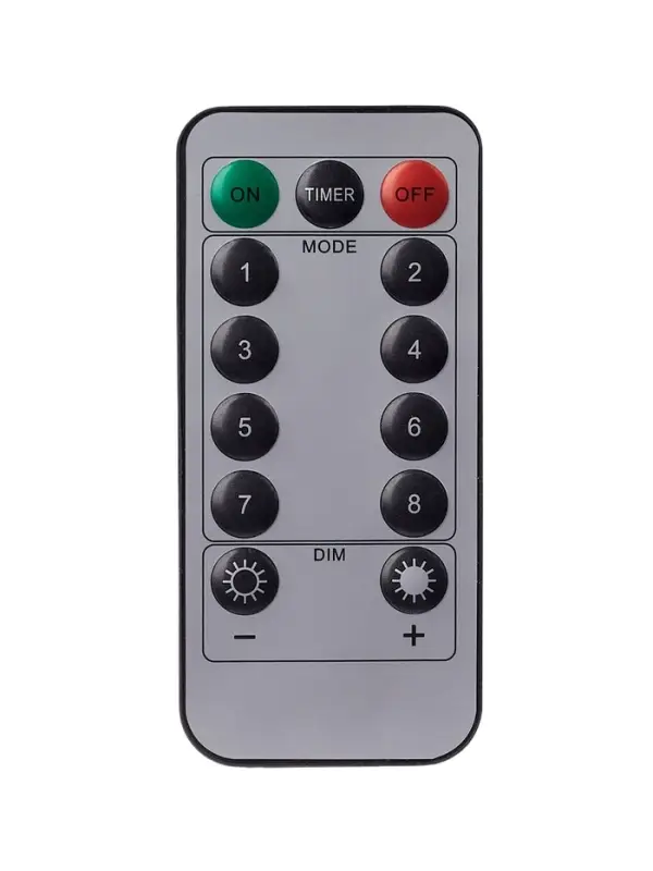 Гирлянда &laquo;Нить&raquo; 200 м роса, IP44, серебристая нить. 2000 LED, пульт, 36 В, свечение тёплое белое