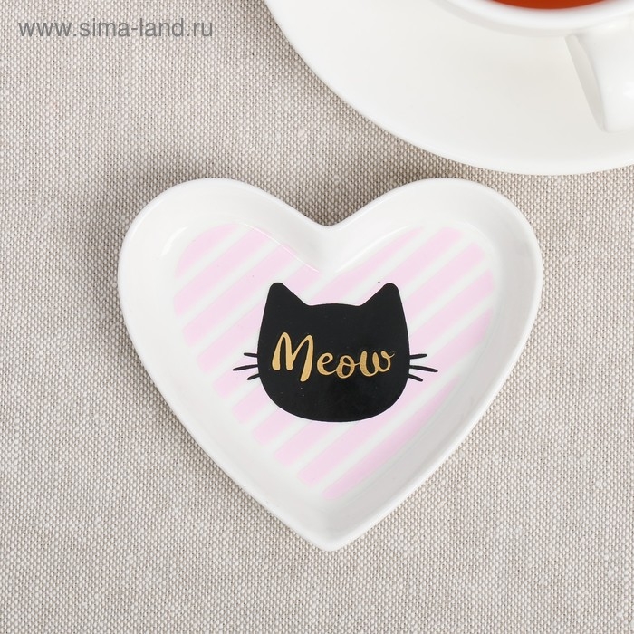 Подставка под чайный пакетик &laquo;Кот&raquo;