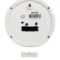 Будильник "Альпака", плавный ход, d=15см, розовый